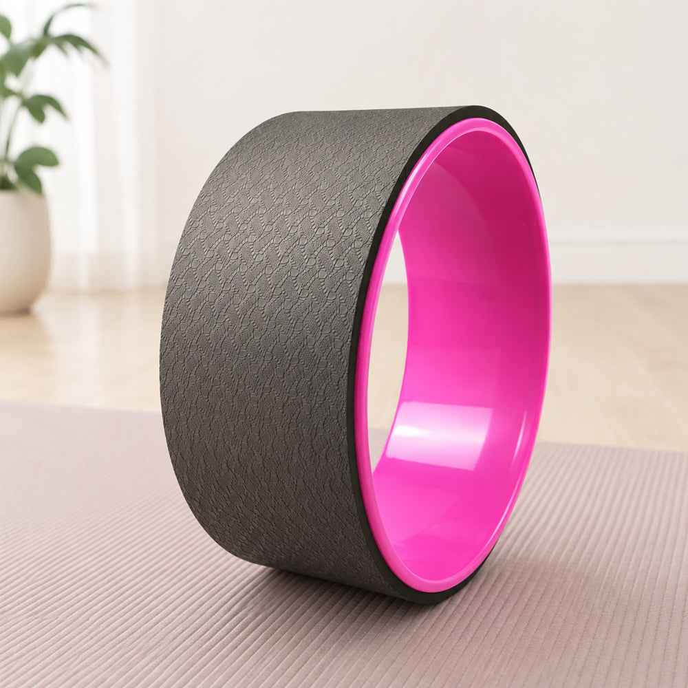 Yogahjul / Yoga Wheel – lilla/rosa eller svart/rosa