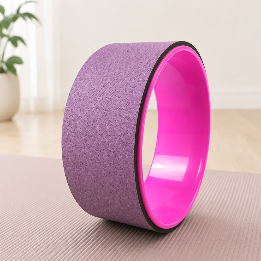 Yogahjul / Yoga Wheel – lilla/rosa eller svart/rosa
