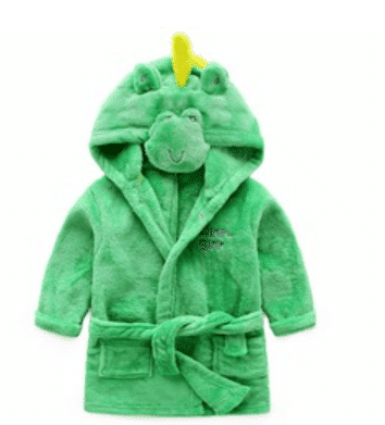 Badekåpe/morgenkåpe til barn, m/hette – flere søte dyremodeller