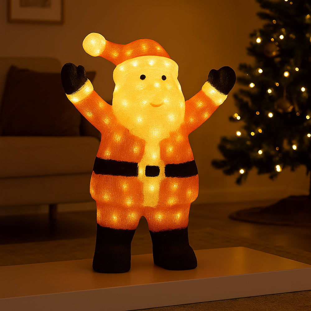 Nisse, 60 cm i høyde med LED-lys