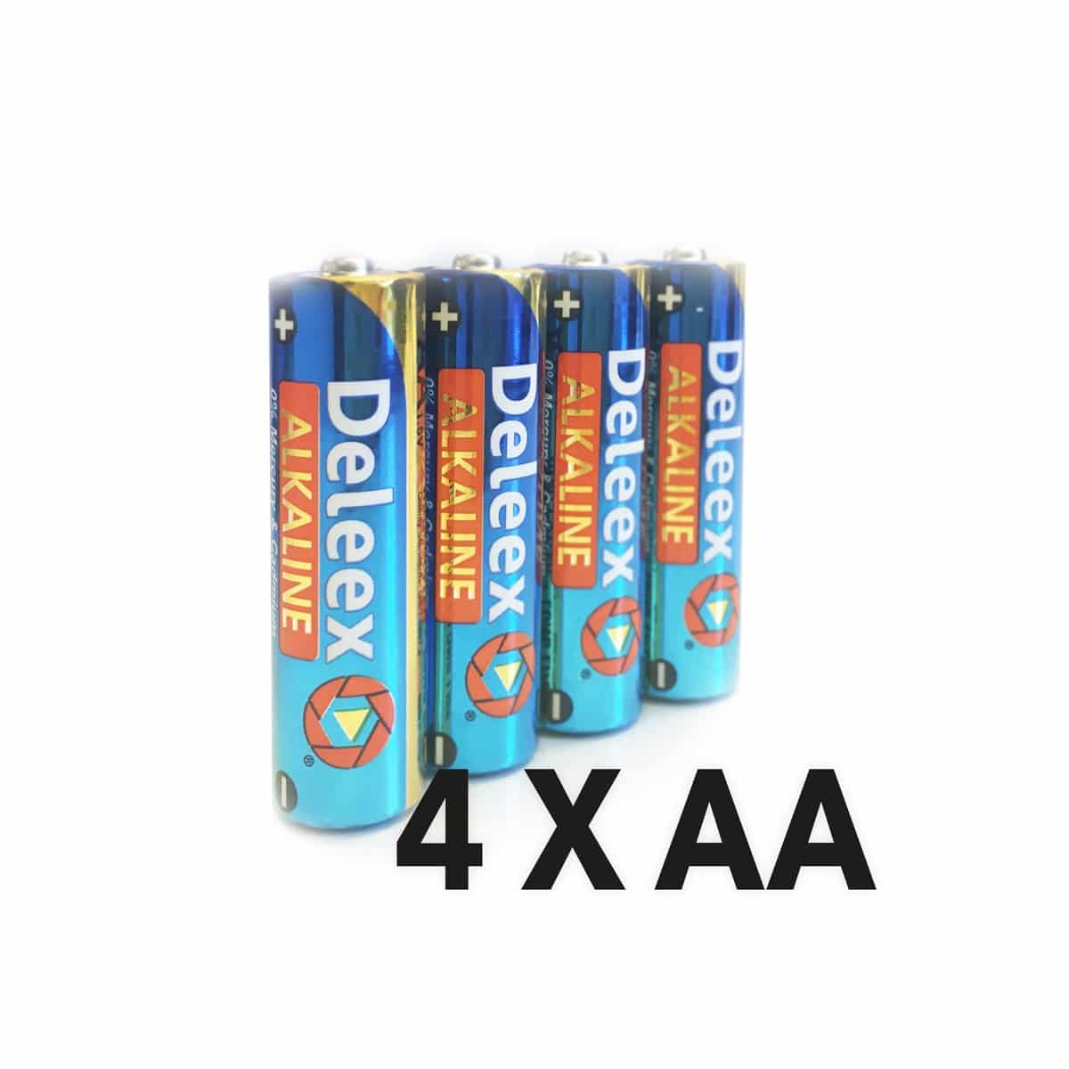 4stk Batterier AA