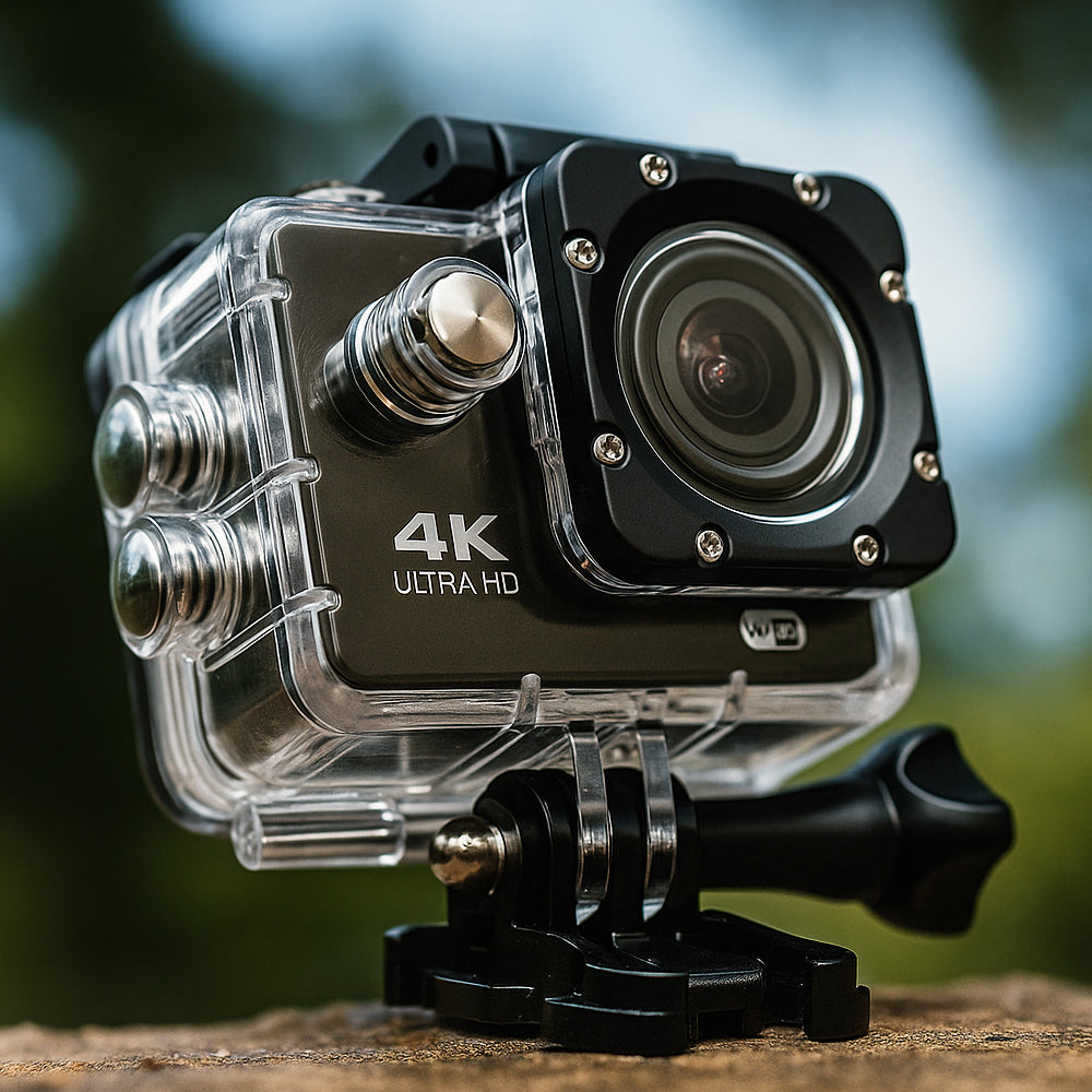 Action Camera 4K m/vanntett veske 30 meter - 16,0 megapiksler