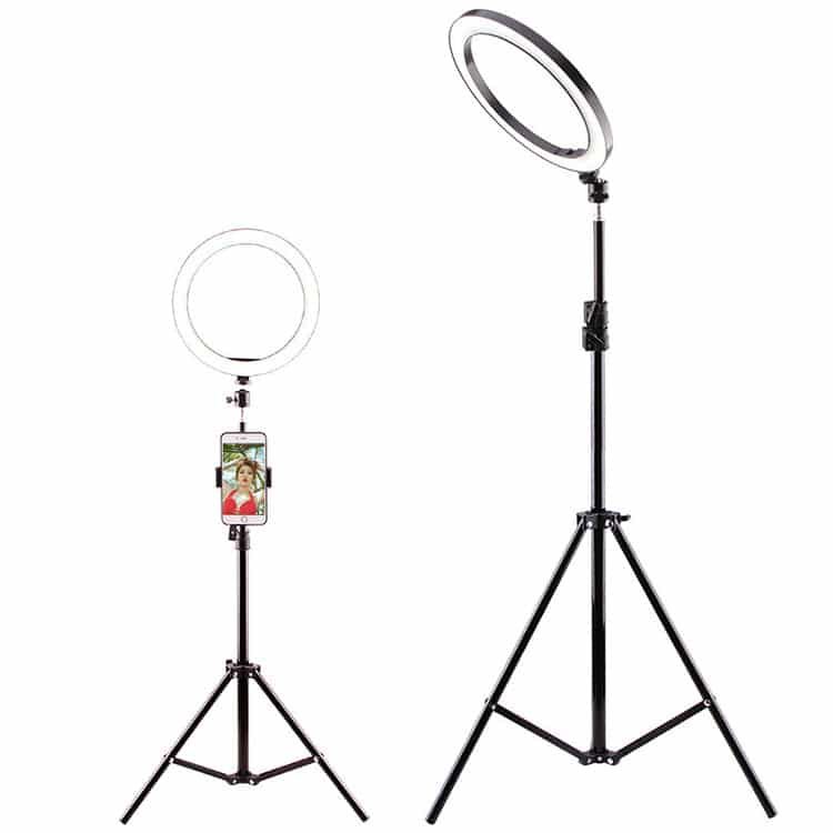 Ring-light til Youtube og TikTok med Selfiestativ/ TriPod