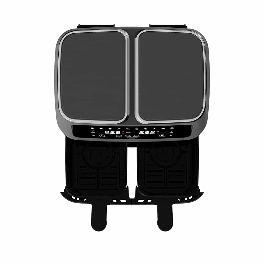 Dobbel Air Fryer 2 400W - 2 x 4 liter
