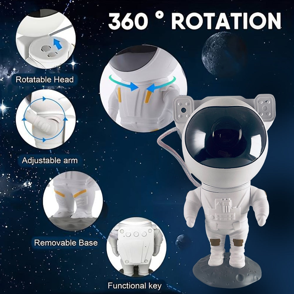 Astronaut Stjernehimmelprojektor med fjernkontroll