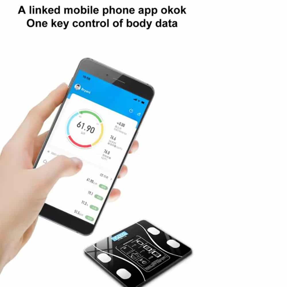 Badevekt (180 kg) Pro - BMI-funksjon & Bluetooth