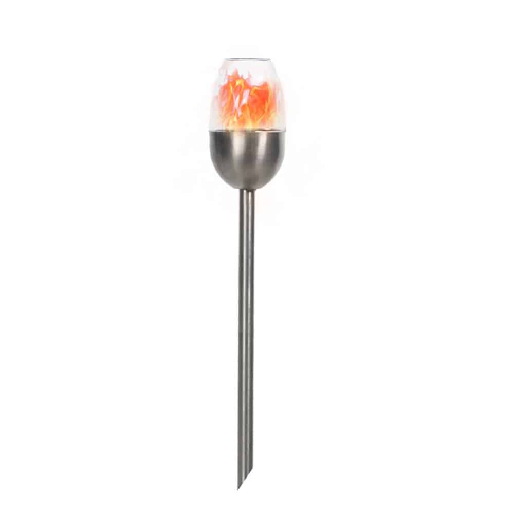 Bedlampe – Solcelle m/spyd 27 cm – pakke med 2 stk.