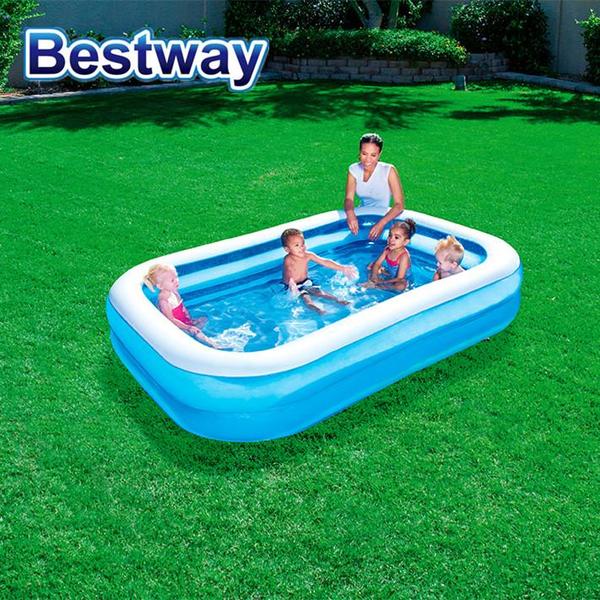 Oppblåsbar Rektangulær Pool Bestway 778 L - 262 x 175 x 51 cm