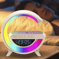G-lys - Trådløs RGB-lampe, lader og Bluetooth-høyttaler