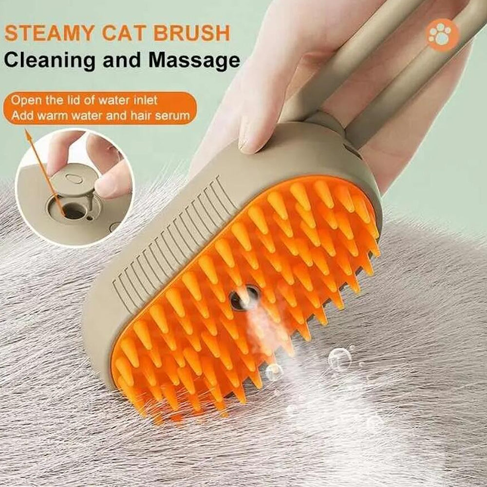 Damp Kjæledyrsbørste 3-i-1