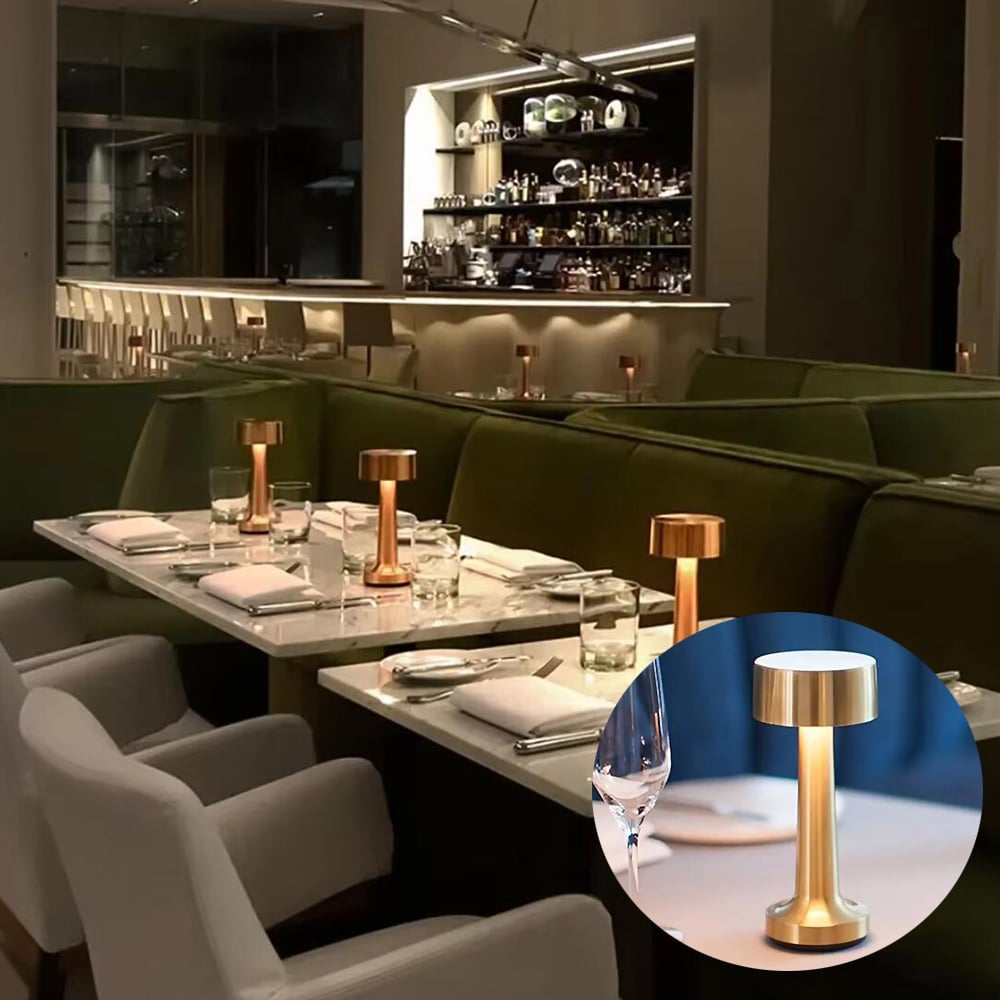 Bordlampe LED med Touch & Oppladbar Funksjon