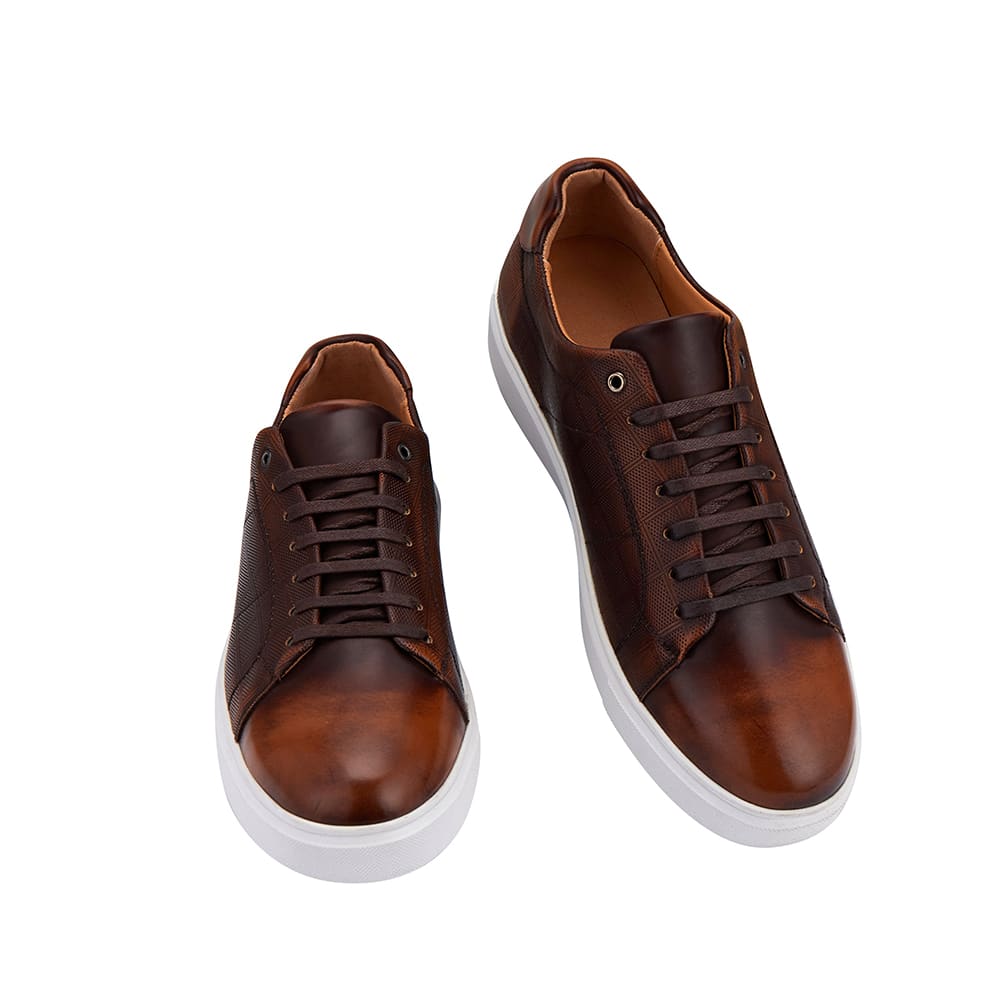 Sneakers for menn, brun