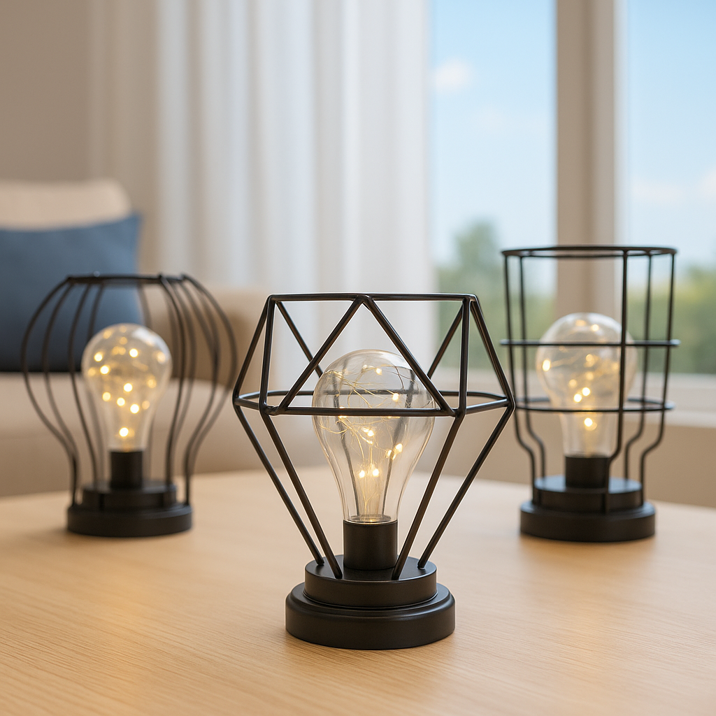 LED Dekorasjonslampe i Industrial Style