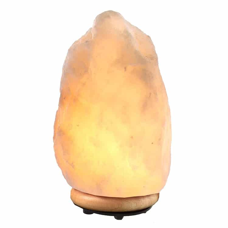 Himalaya Saltlampe med fot (1–2 kg.)