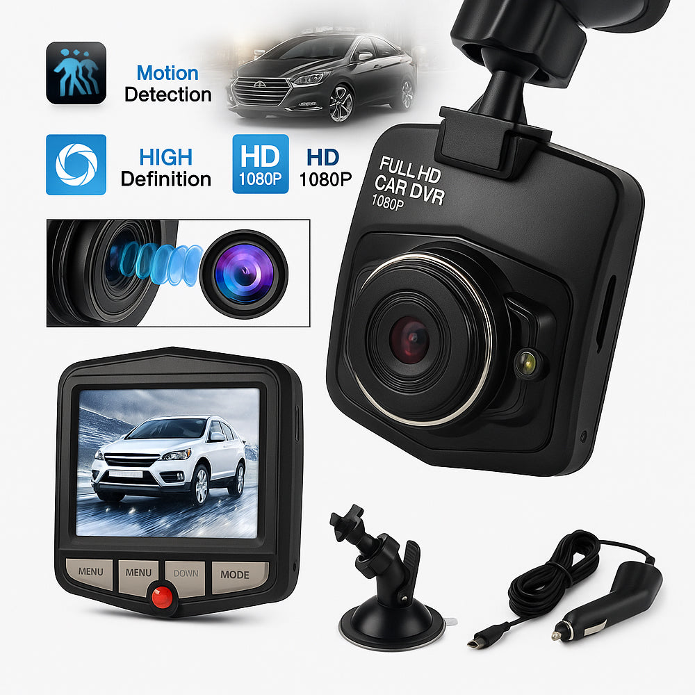 Bilkamera/Dashcam 2,4″ skjerm (Full HD 1080)