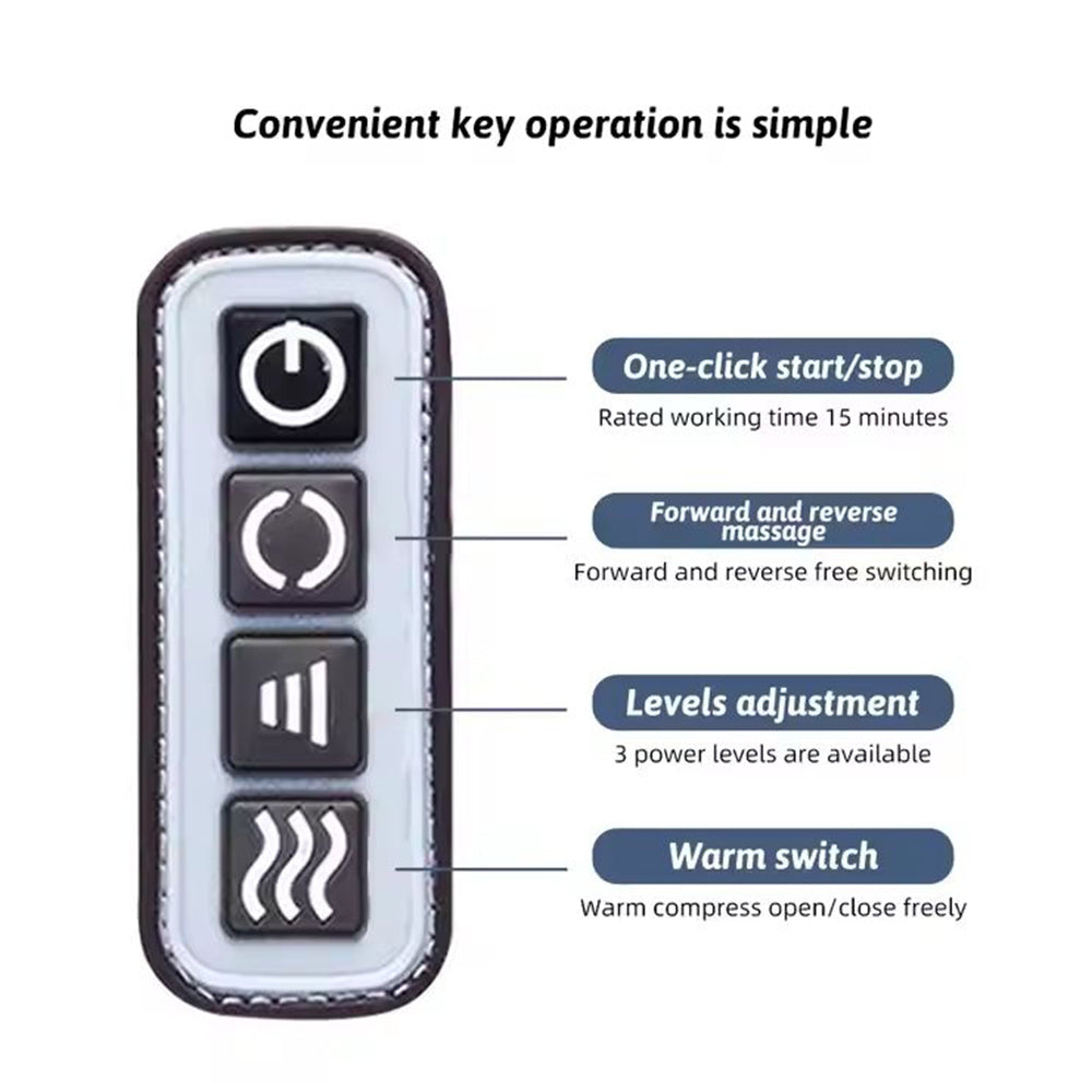 Shiatsu Fotmassasjeapparat med Varme – Bli kvitt ømme føtter og tretthet