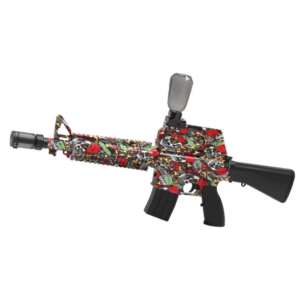 Gel Blaster M16 – elektrisk med lysdempende lyddemper