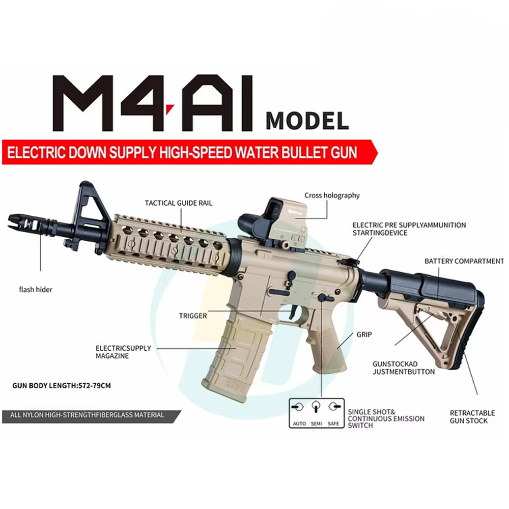 Gel Blaster – Elektrisk Gevær – modell M4A1