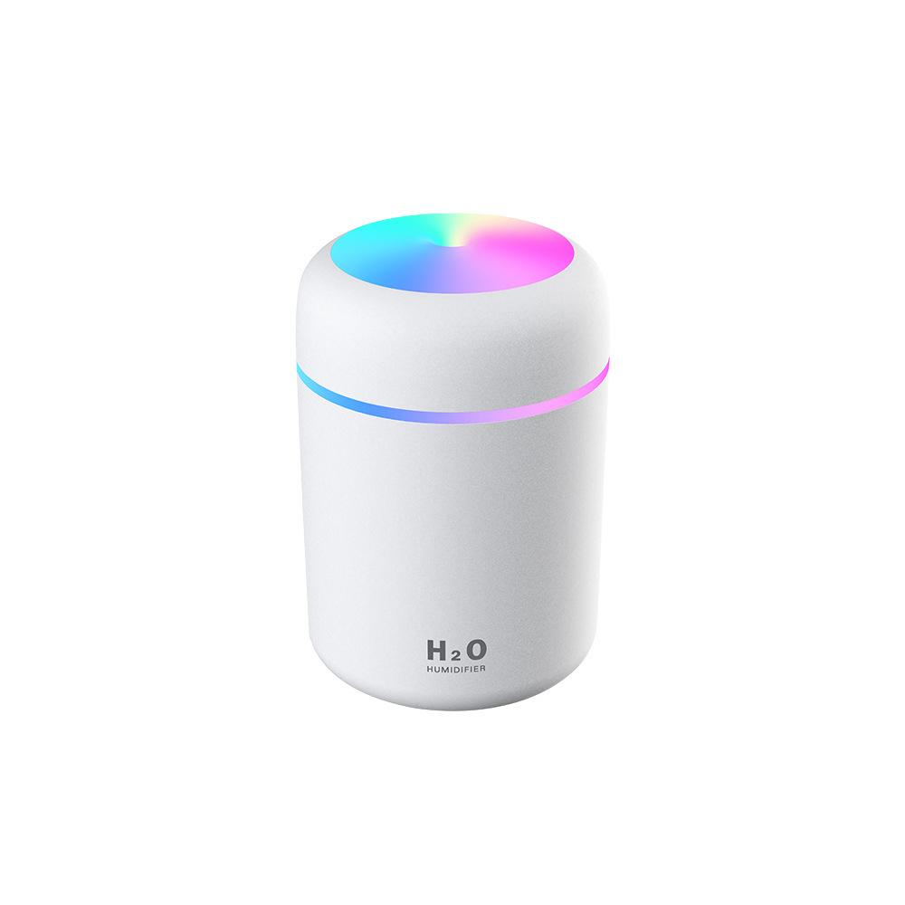H2O-Luftfukter / Humidifier m. LED-Lys (Fås i flere farger)