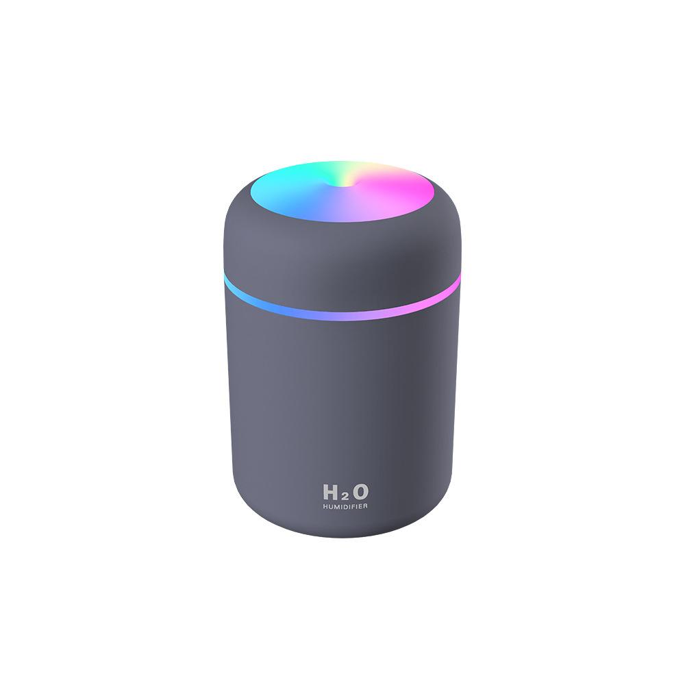 H2O-Luftfukter / Humidifier m. LED-Lys (Fås i flere farger)