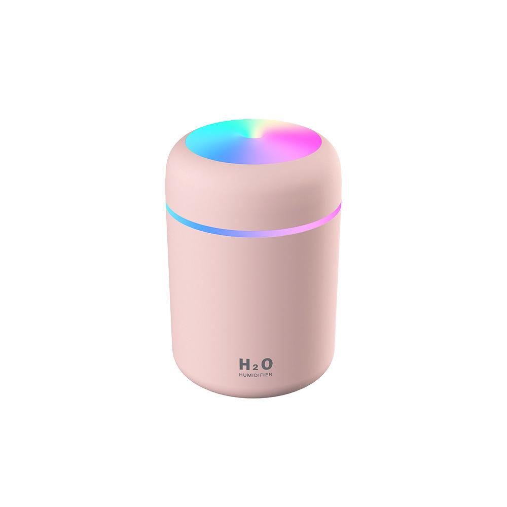 H2O-Luftfukter / Humidifier m. LED-Lys (Fås i flere farger)