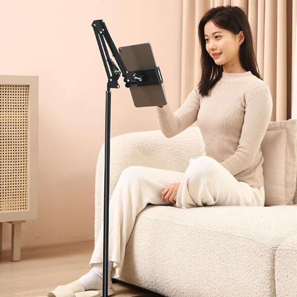 Gulvstativ for nettbrett og smarttelefon - Justerbar og stabil løsning