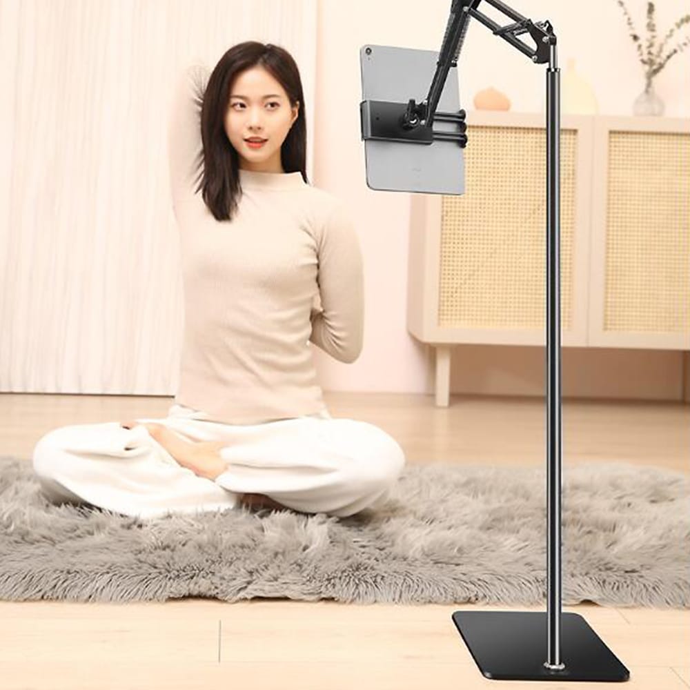 Gulvstativ for nettbrett og smarttelefon - Justerbar og stabil løsning