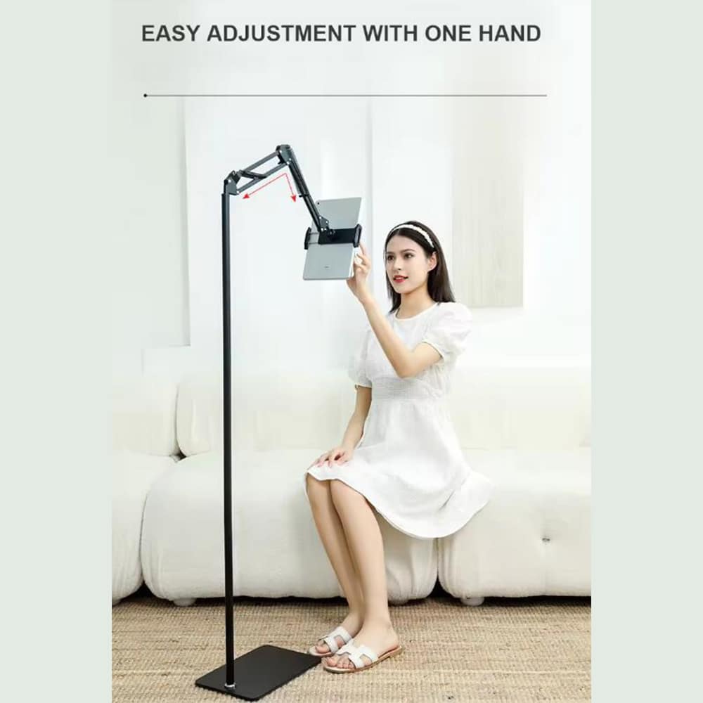 Gulvstativ for nettbrett og smarttelefon - Justerbar og stabil løsning