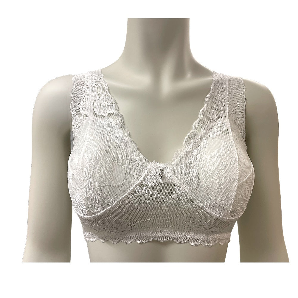 Lace Comfort-BH (3 stk. i 3 farger uten bøyle)