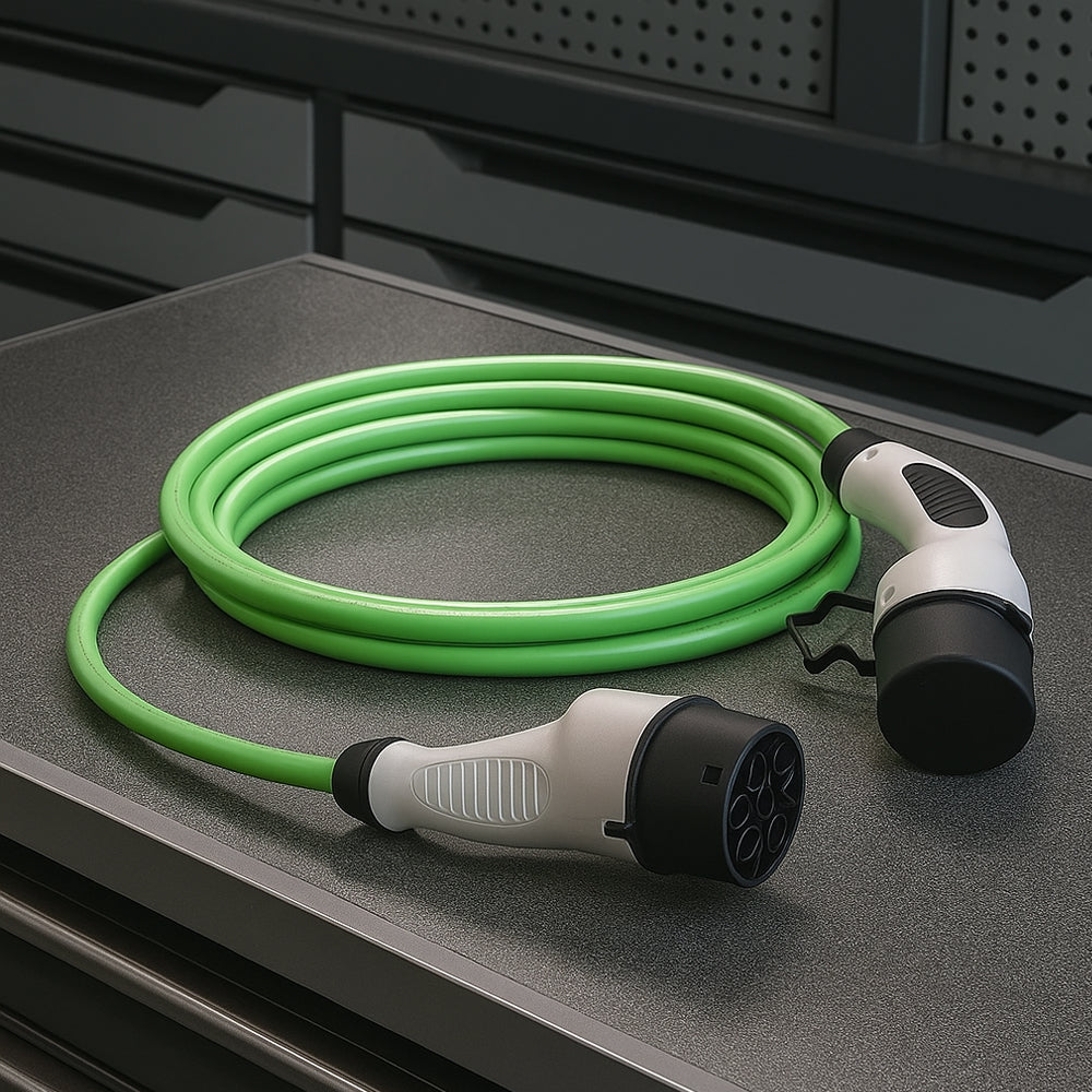 Ladekabel 5 meter Type 2 – Type 2 16A/32A - 1 Fase