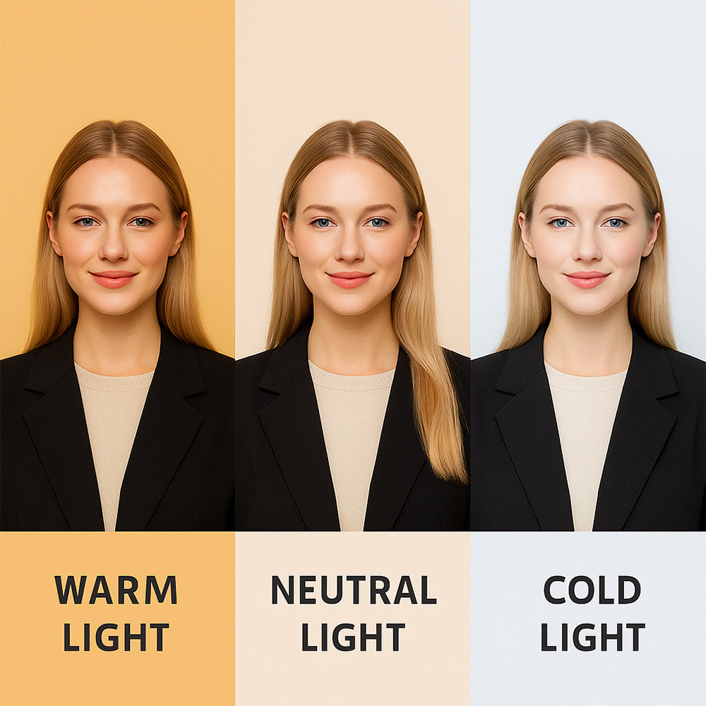 Ring Light med stativ – 3 fargetemperaturer – LJJ-26