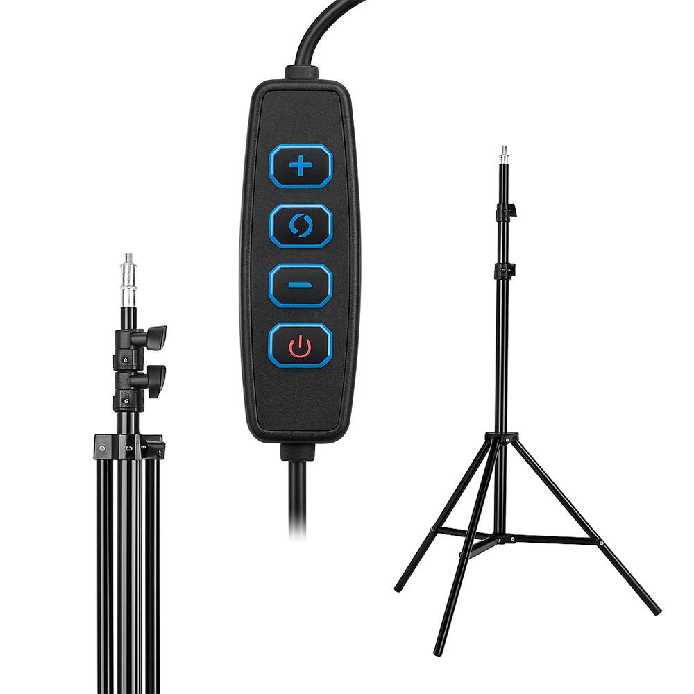 Ring Light med stativ – 3 fargetemperaturer – LJJ-26