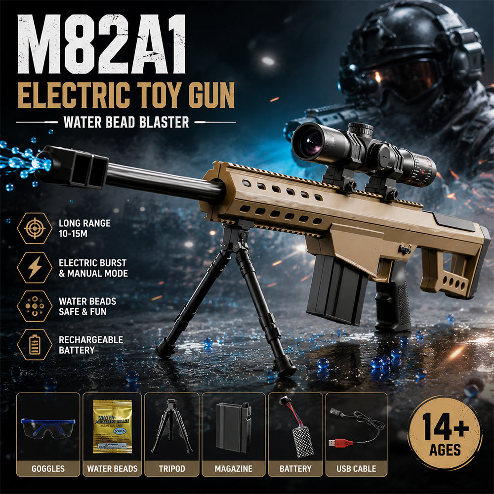 Gelblaster inkl. gelékuler – langdistanse med kikkertsikte modell M82A1