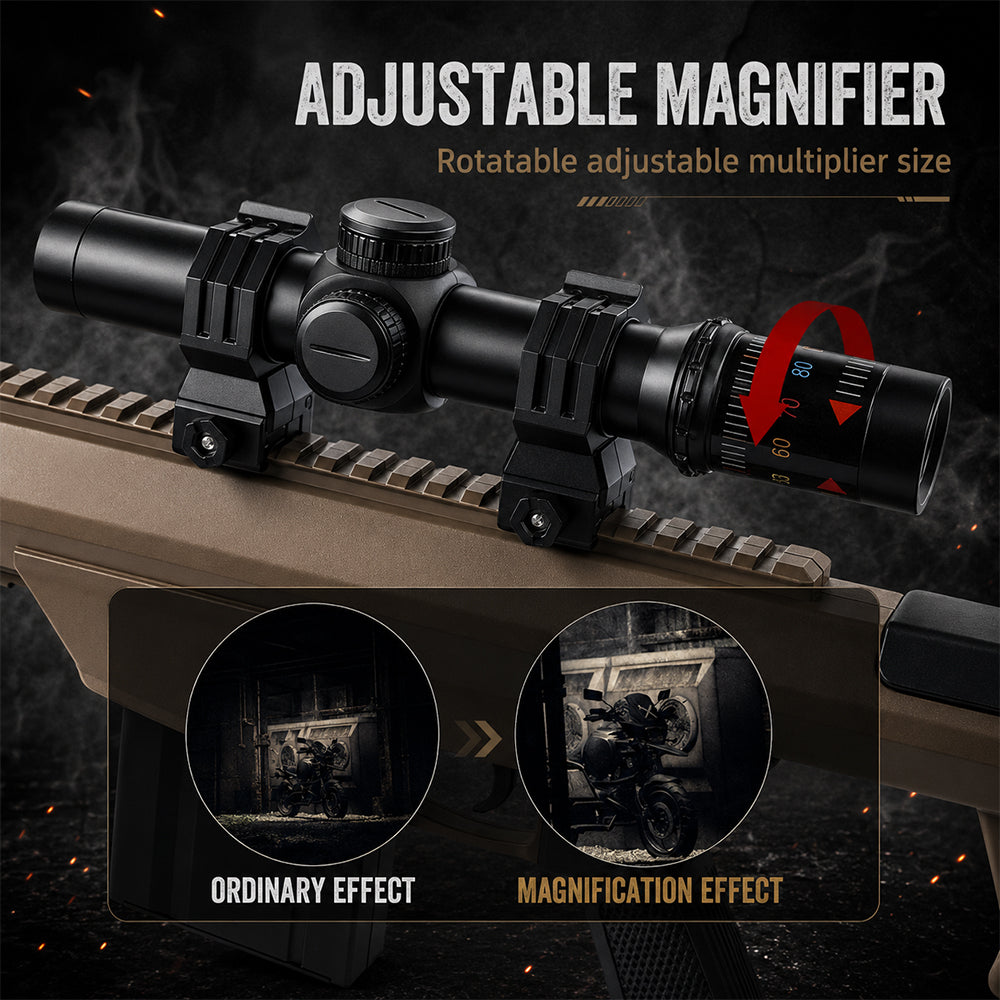 Gelblaster inkl. gelékuler – langdistanse med kikkertsikte modell M82A1