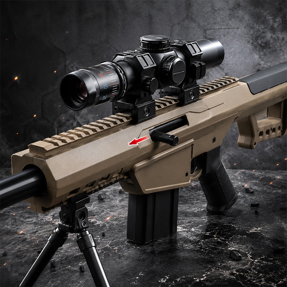 Gelblaster inkl. gelékuler – langdistanse med kikkertsikte modell M82A1