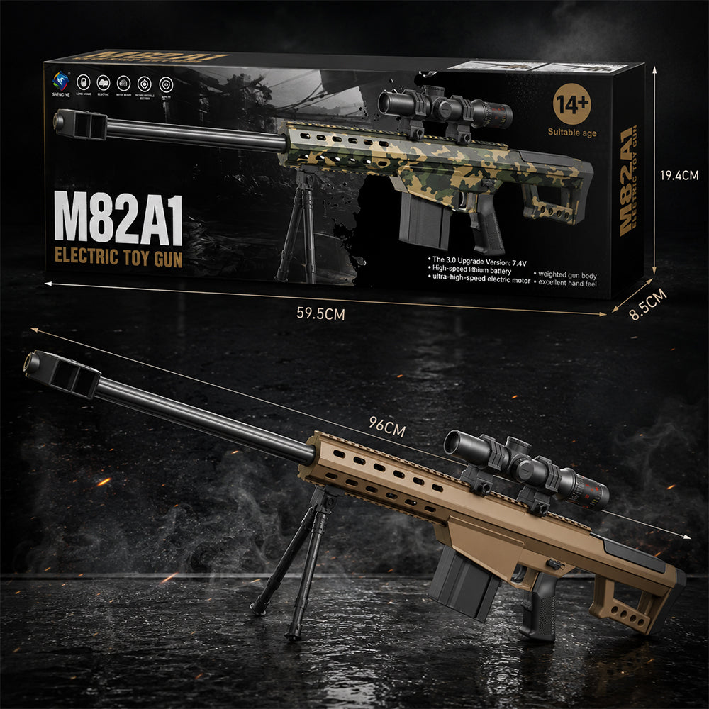 Gelblaster inkl. gelékuler – langdistanse med kikkertsikte modell M82A1