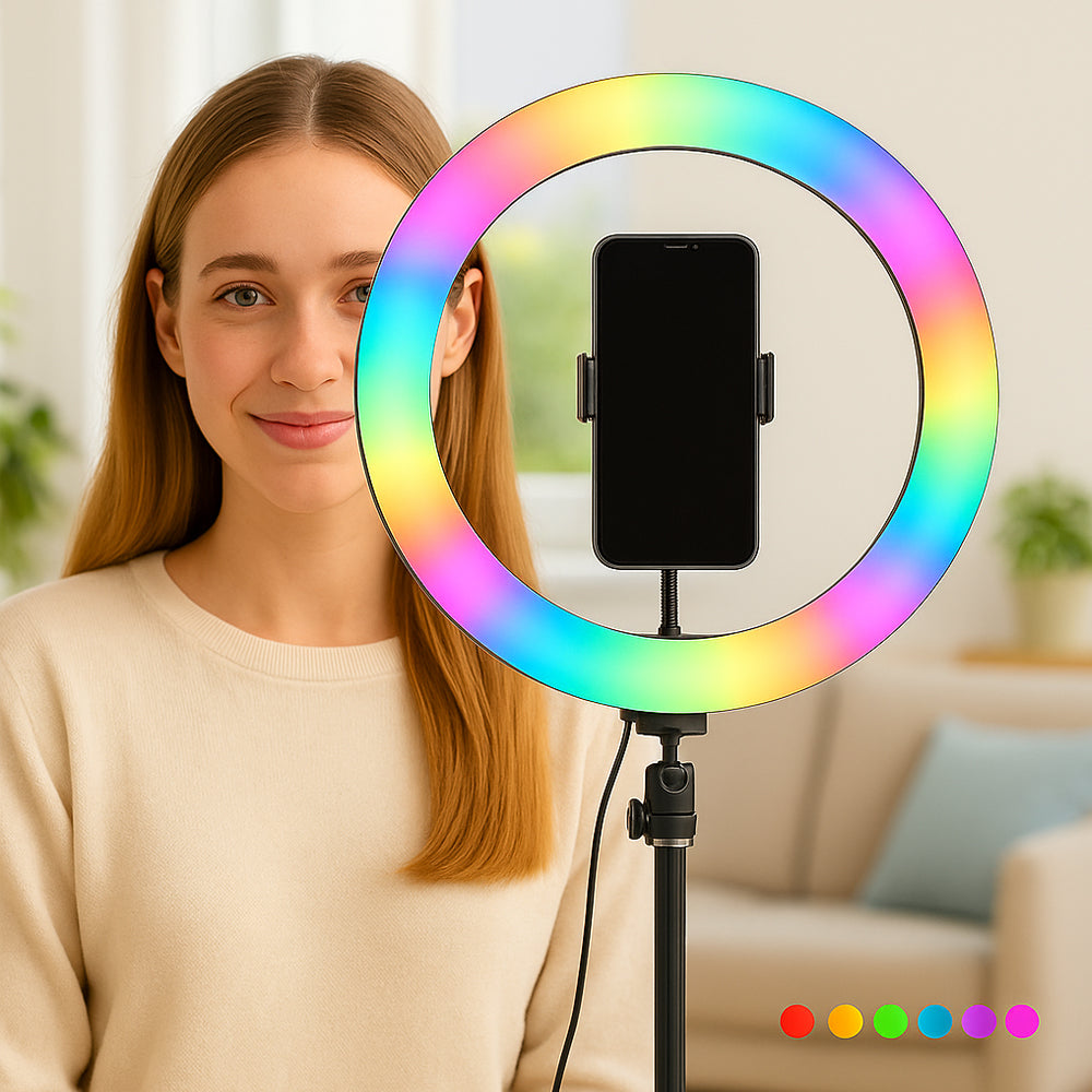 Ring Light RGB – 15 lys­kombinasjoner – MJ30