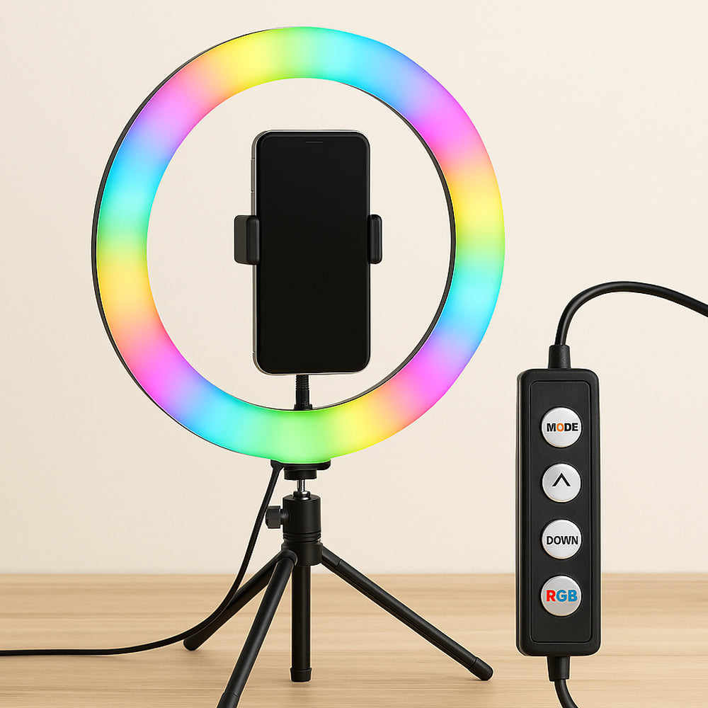 Ring Light RGB – 15 lys­kombinasjoner – MJ30