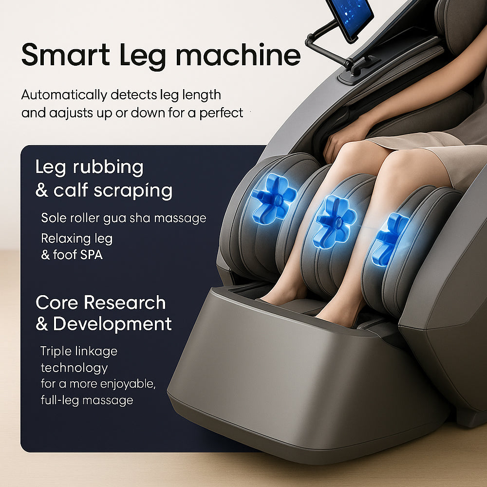 Massasjestol 4D, Lux Pro Edition med SL-teknologi, AI-styring og varme – Modell 988F6