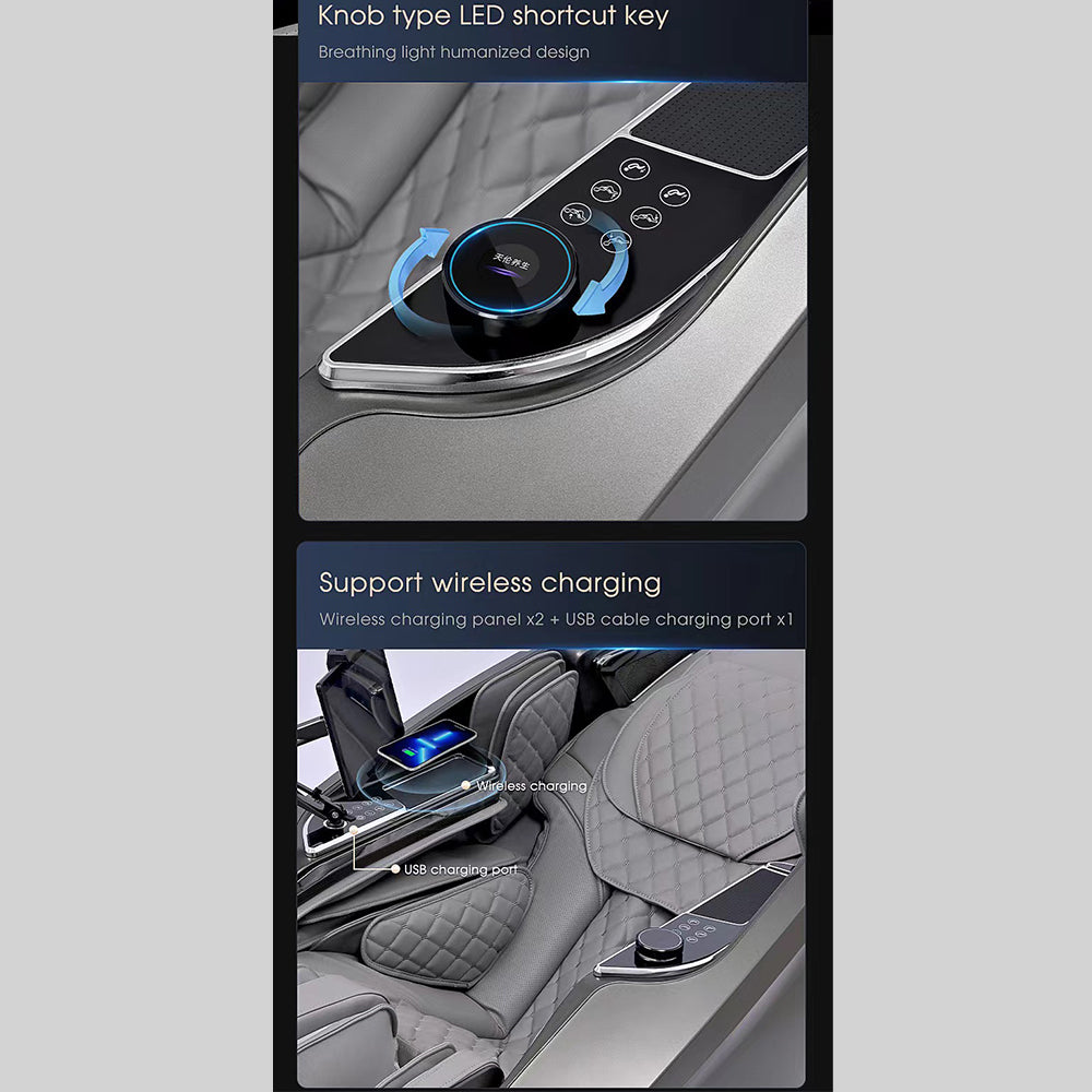 Massasjestol 4D, Lux Pro Edition med SL-teknologi, AI-styring og varme – Modell 988F6