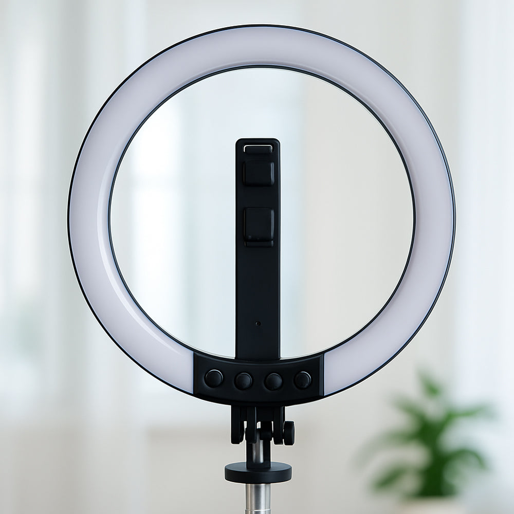 Ring Light med fjernkontroll & stativ – 3 fargetemperaturer – P220-Q