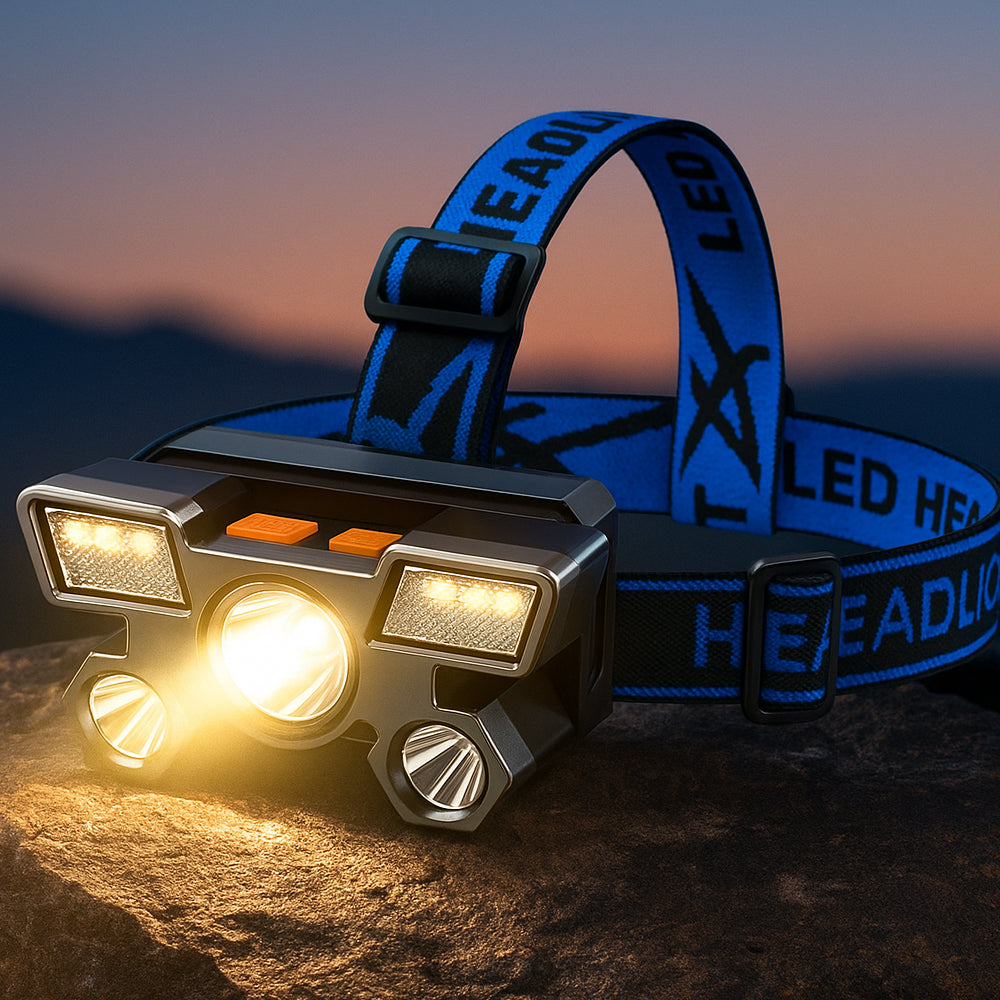 Hodelykt 300 lumen, vannavvisende – 4 lysmoduser