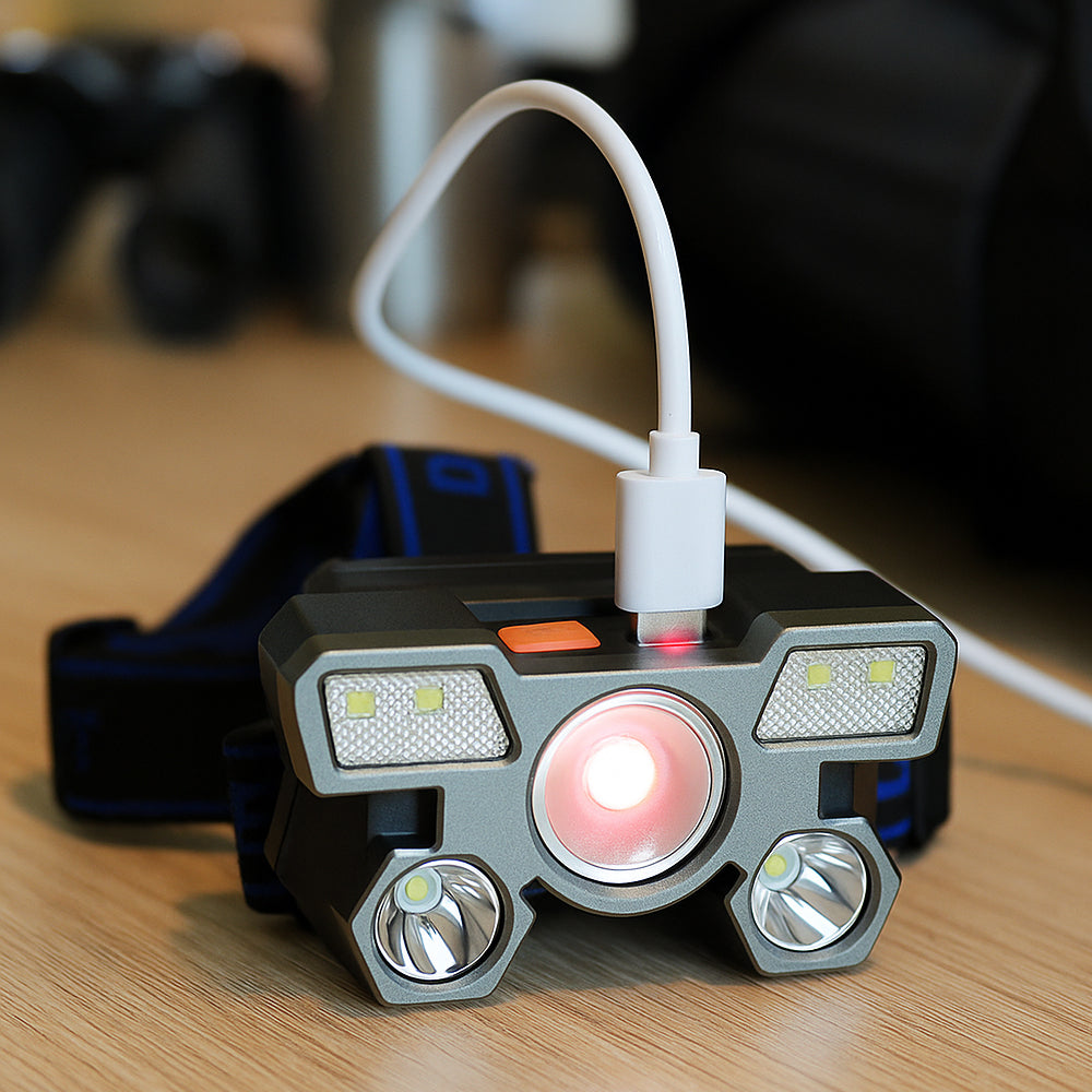 Hodelykt 300 lumen, vannavvisende – 4 lysmoduser