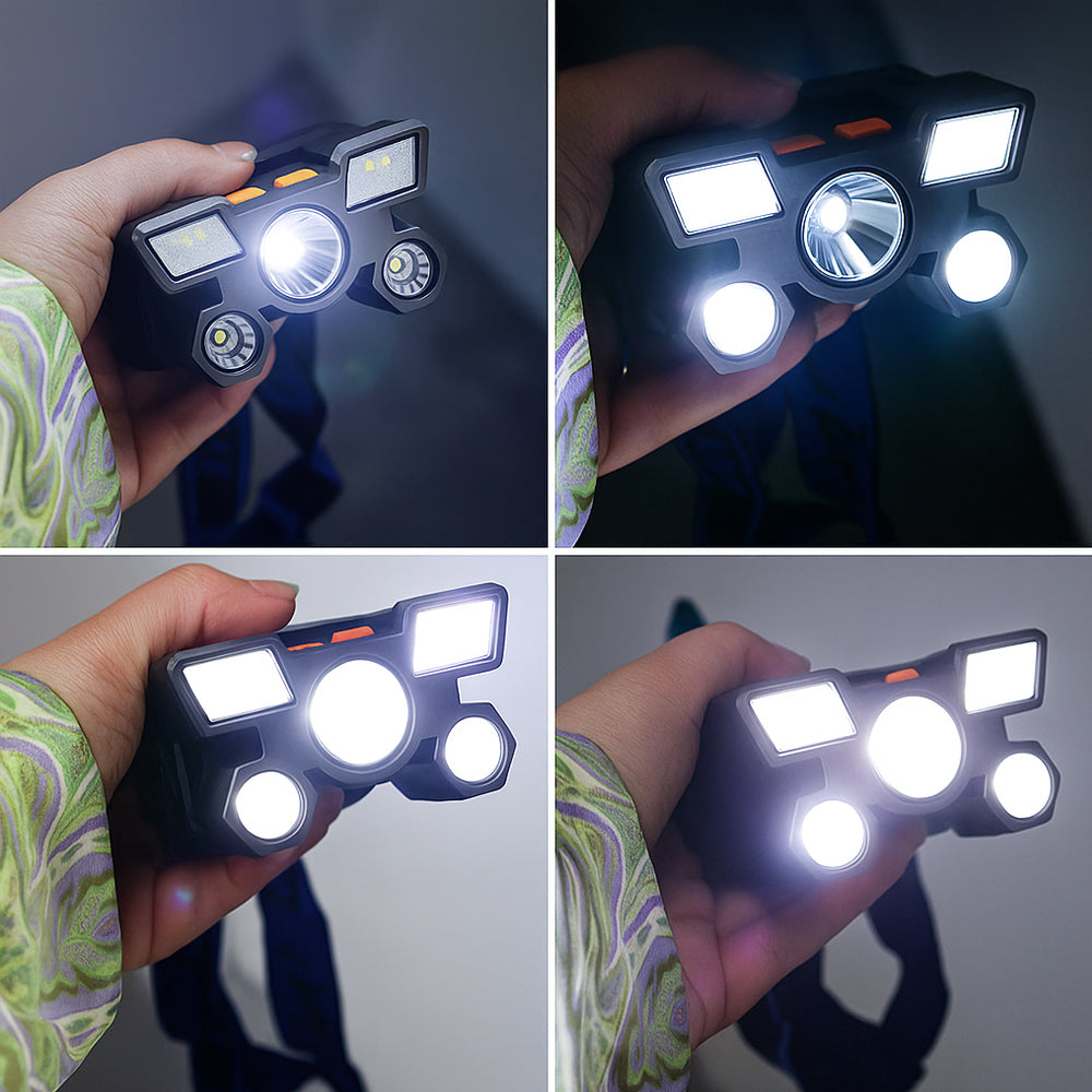 Hodelykt 300 lumen, vannavvisende – 4 lysmoduser