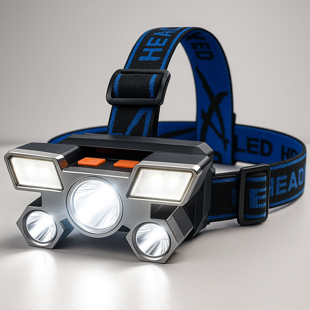 Hodelykt 300 lumen, vannavvisende – 4 lysmoduser