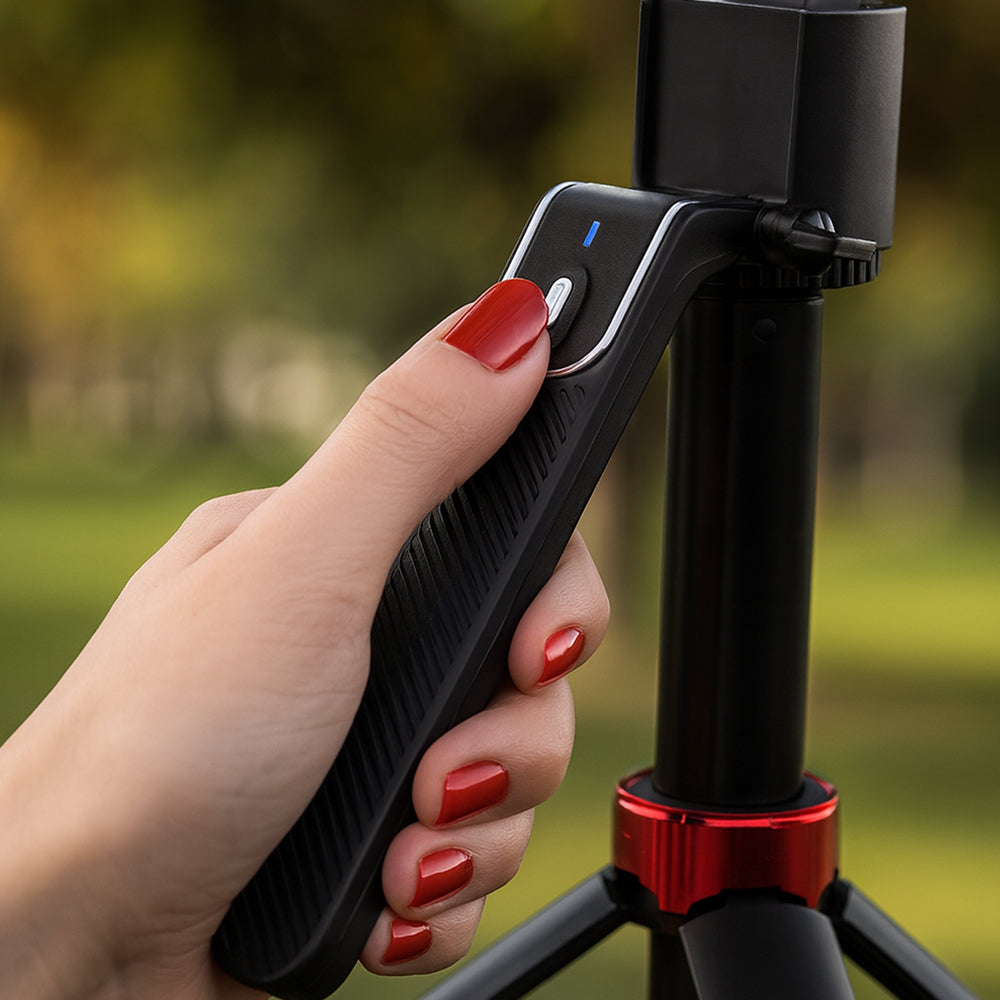 Selfiestick med intelligent ansiktssporing inkl. lys - Q185