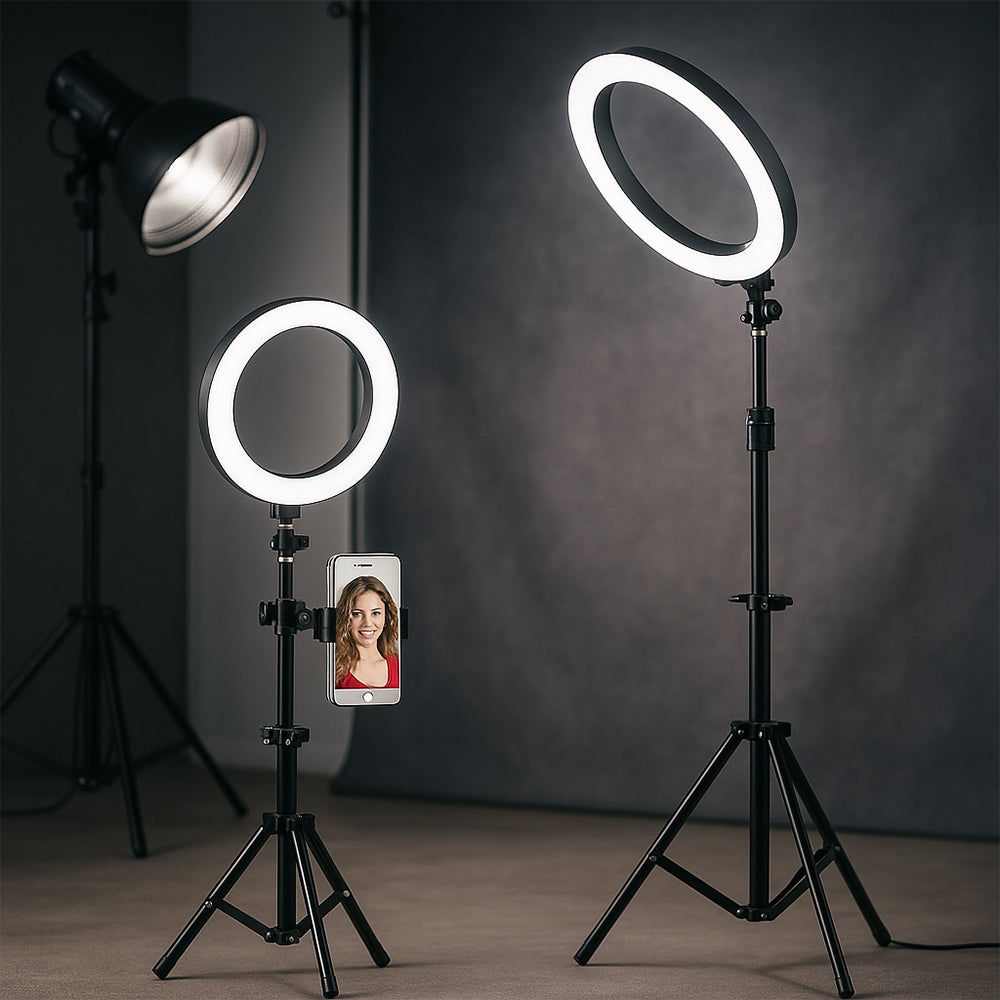 Ring light - 3 lysinnstillinger - QX-260