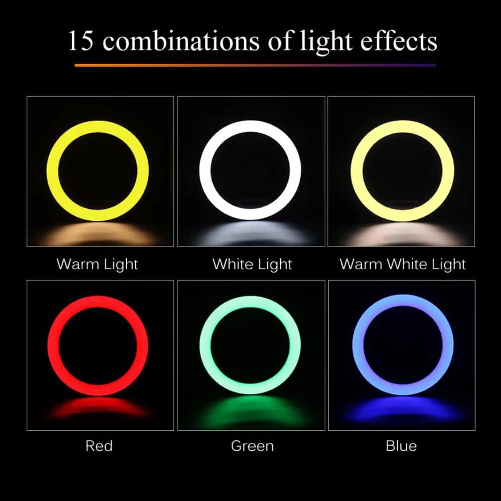 RGB Ring Light – Gjør Innholdet Ditt Lysende og Fargerikt!
