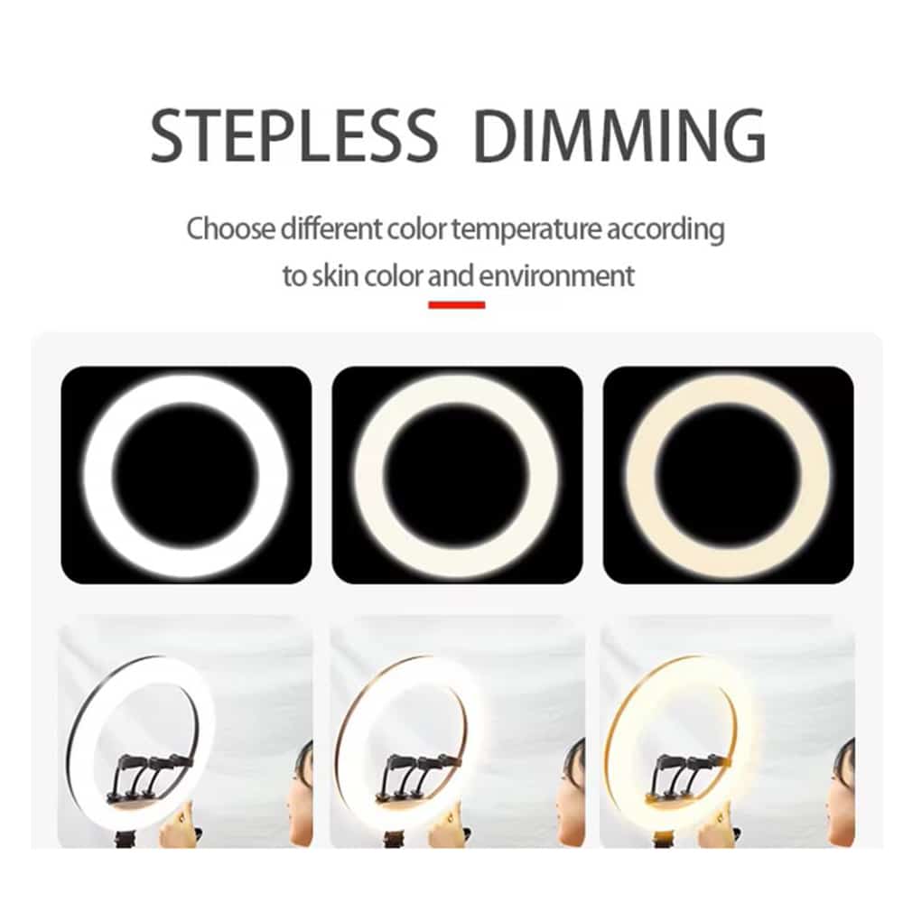 LED Ring Light – Perfekt Lys for Sminke, Livestreaming og Fotografering!