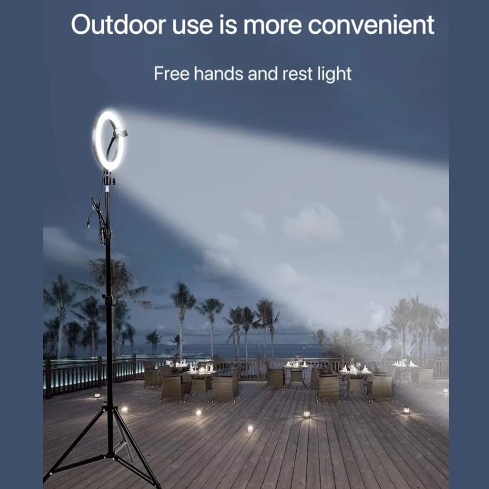 LED Ring Light – Perfekt Lys for Sminke, Livestreaming og Fotografering!